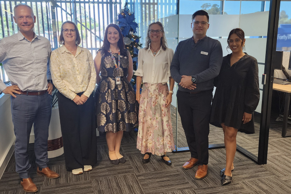 RACP CEO and RACP President visiting the WA office.