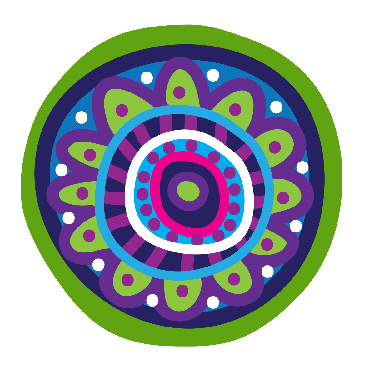 Riki Salam Star Compass 2 artwork